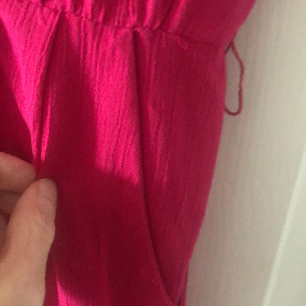 Vintage🥳2xHP🥳Jamie Brooke Fuschia Colored Romper - Picture 6 of 10